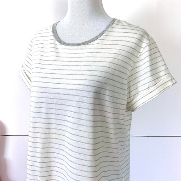 Vince Bundle of 2 Striped T-Shirts Sz S and Sz L - Picture 7 of 8